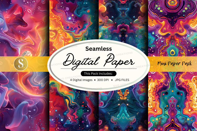 Seamless digital paper pack