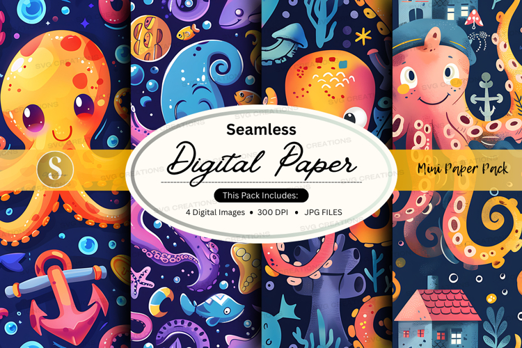 Octopus Cartoon Image 17