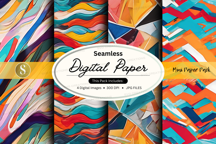 Seamless digital paper pack
