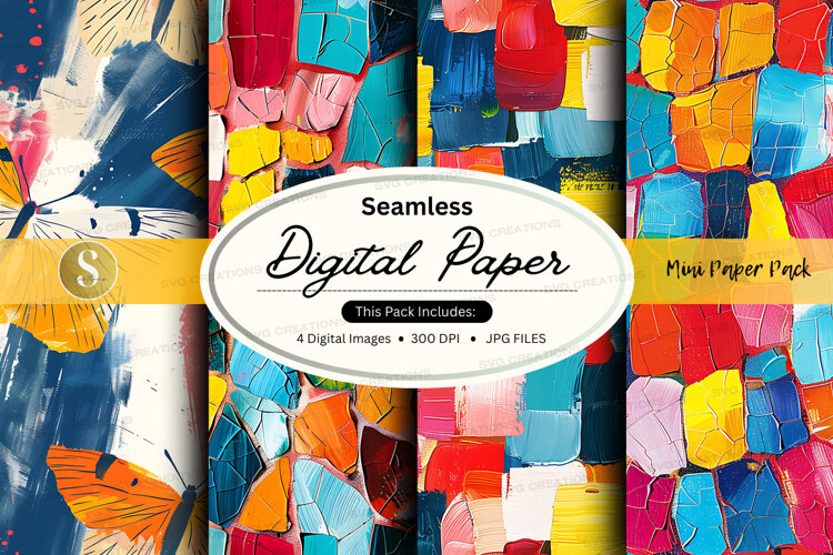 Seamless digital paper pack - multi paper pack (6568868)