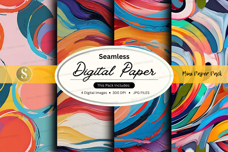 Seamless digital paper pack
