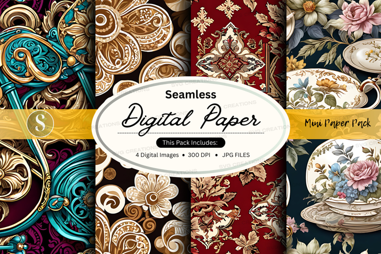 Floral Seamless Pattern Image 19