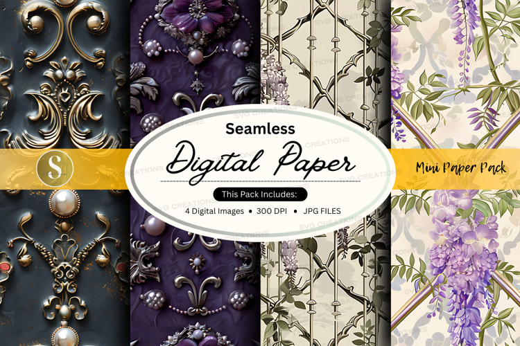 Seamless digital paper pack