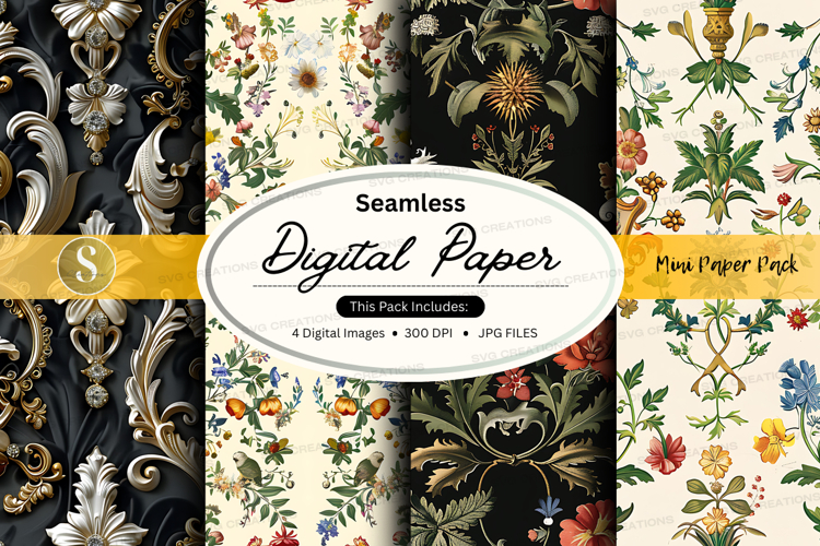 Floral Seamless Pattern Image 15