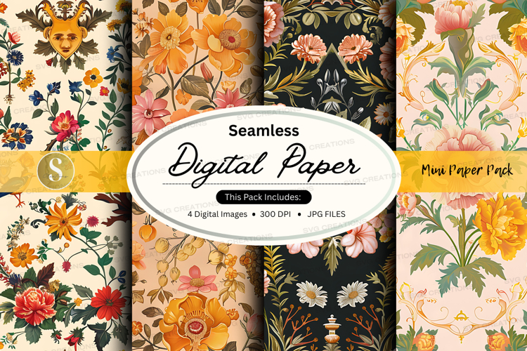 Floral Seamless Pattern Image 10