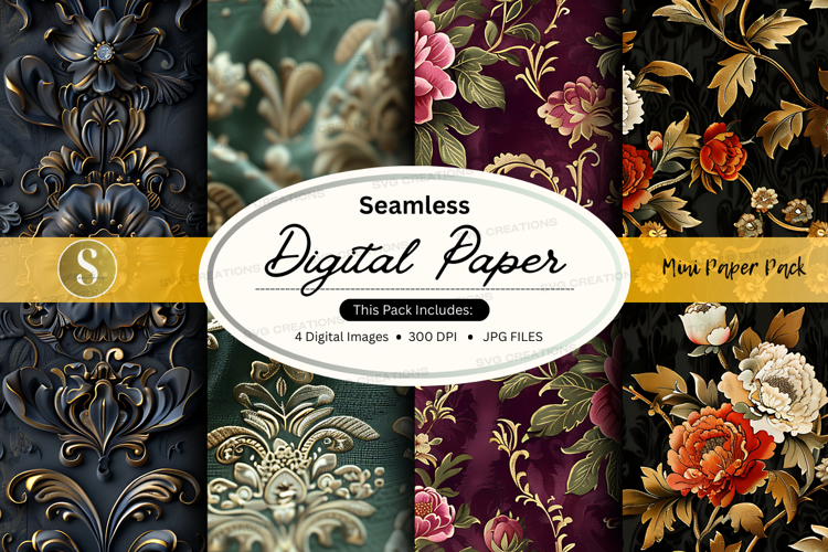 Floral Seamless Pattern Image 14