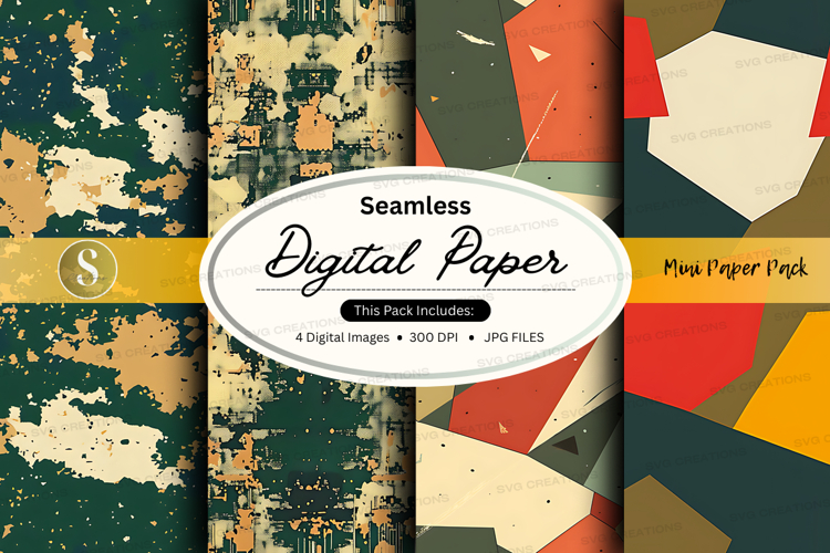 Seamless digital paper pack