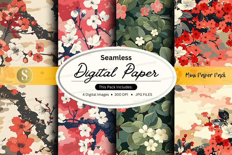 Floral Seamless Pattern Image 12