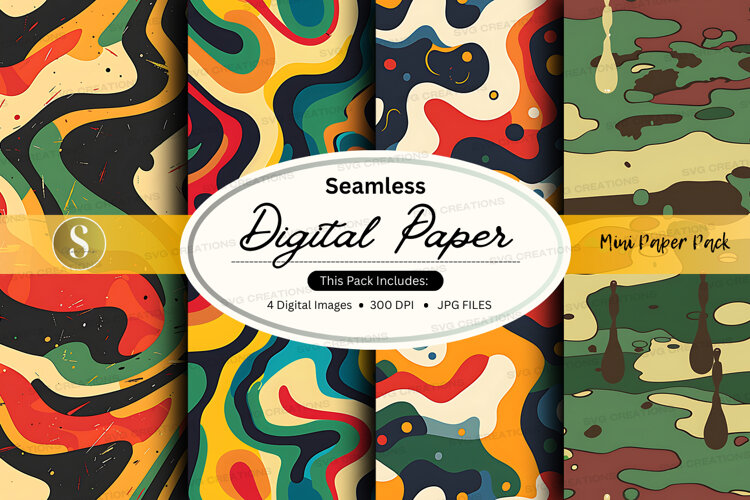 Seamless digital paper pattern pack (6569410)