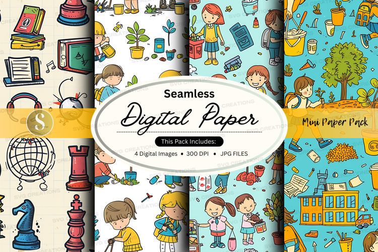 Travel Scrapbook Paper Image 3