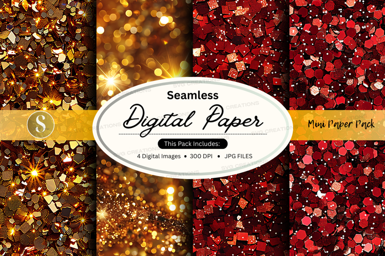 Red Sparkle Background Image 16