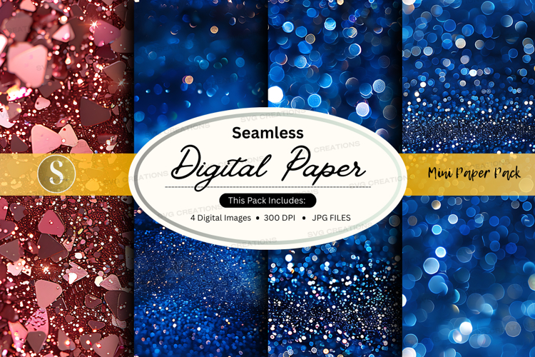 Glitter Seamless Pattern Image 5