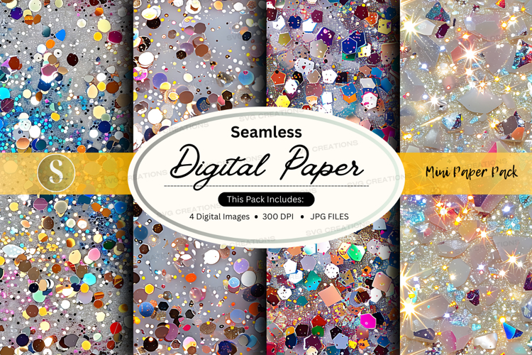 Glitter Seamless Pattern Image 11