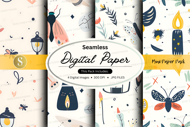 Butterfly Scrapbook Paper Image 14