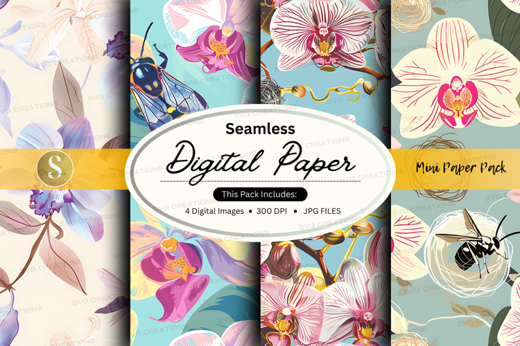 Butterfly Scrapbook Paper Image 15