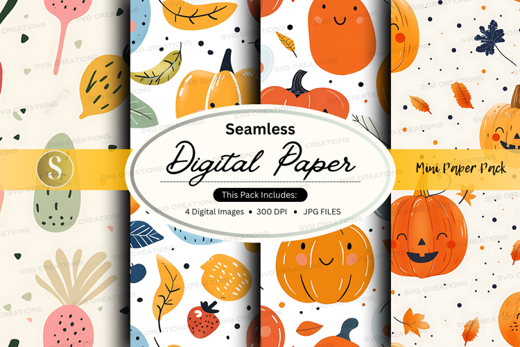 Halloween Seamless Pattern Image 22