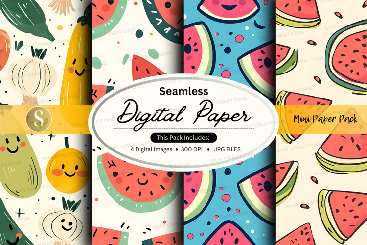 Summer Digital Paper Image 19