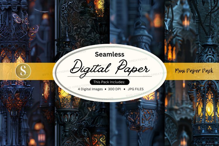 Seamless gold digital paper texture vintage luxury backgroun