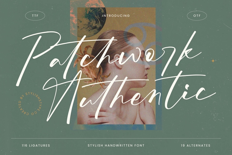 Patchwork Authentic - Stylish Handwritten Font