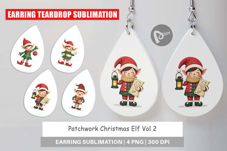 Earring Patchwork Elf