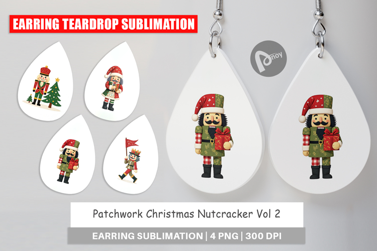 Earring Patchwork Nutcracker