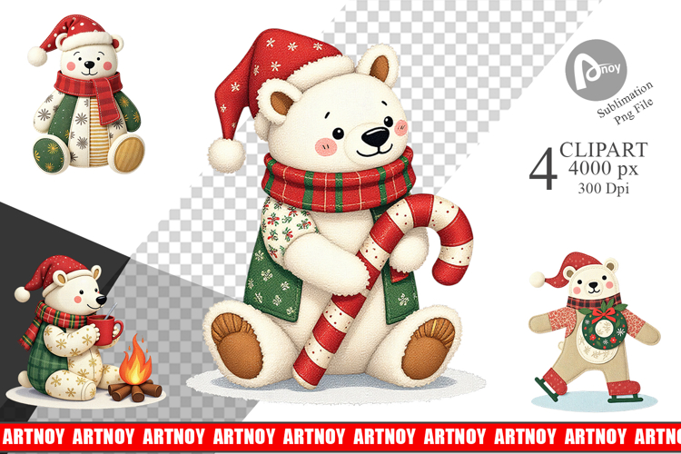 Polar Bear Clipart Image 14