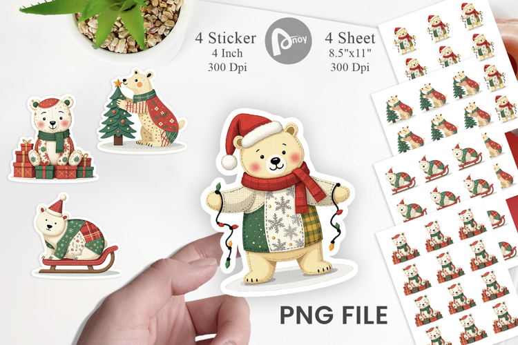 Polar Bear Clipart Image 12