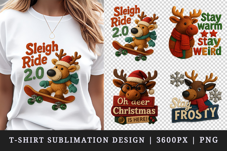 Patchwork Christmas t-shirt printable sublimation design png