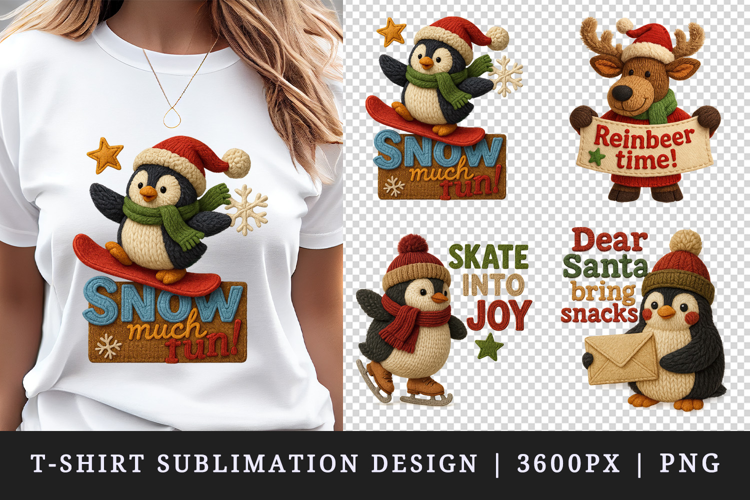 Patchwork Christmas t-shirt printable sublimation design png