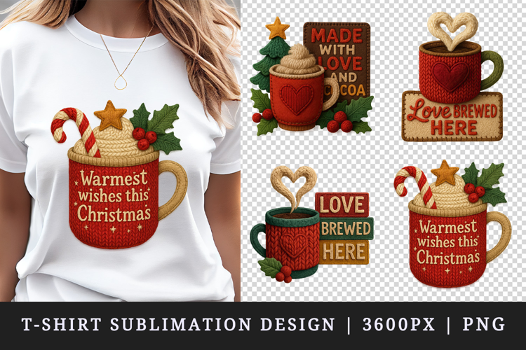 Patchwork Christmas t-shirt printable sublimation design png
