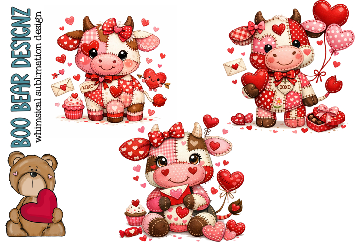 Patchwork Cow Clipart