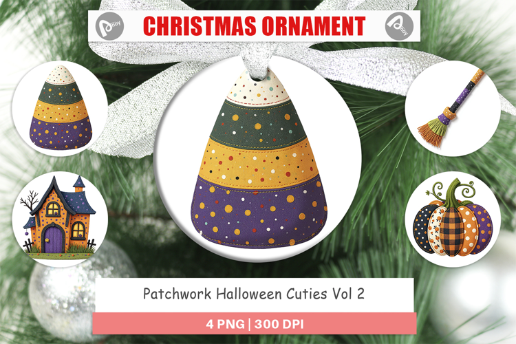 Ornament Patchwork Halloween Cuties