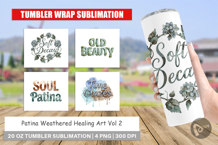Patina Weathered Healing Tumbler