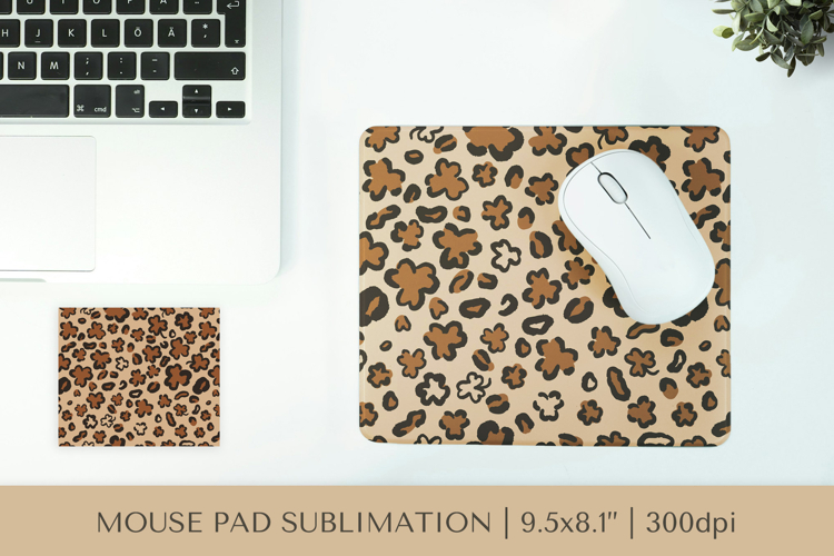 St. Patrick’s Day Leopard mouse pad sublimation design 004