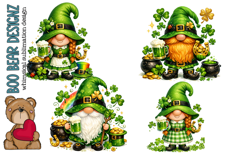 Saint Patricks Day Gnome Clipart