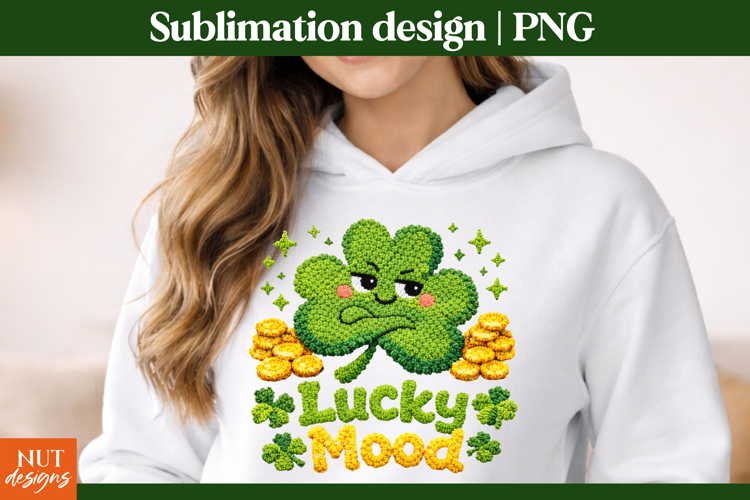 Latch Hook St. Patrick’s Clover Lucky Mood Patrick day quote