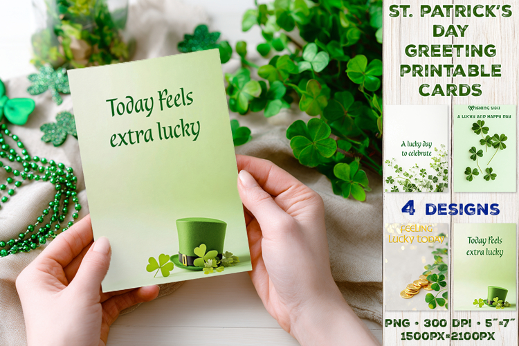 Saint Patrick’s Day Greeting Cards, Irish Celebration Design