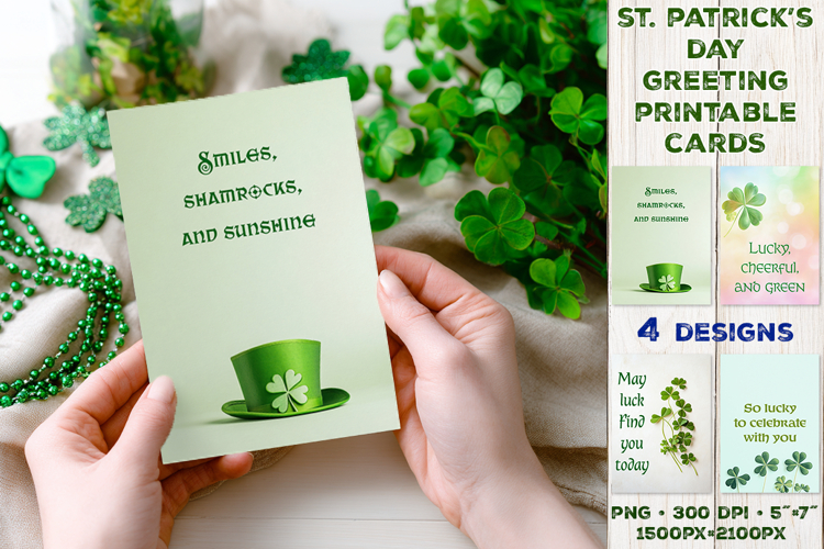 Saint Patrick’s Day Greeting Cards, Irish Celebration Design