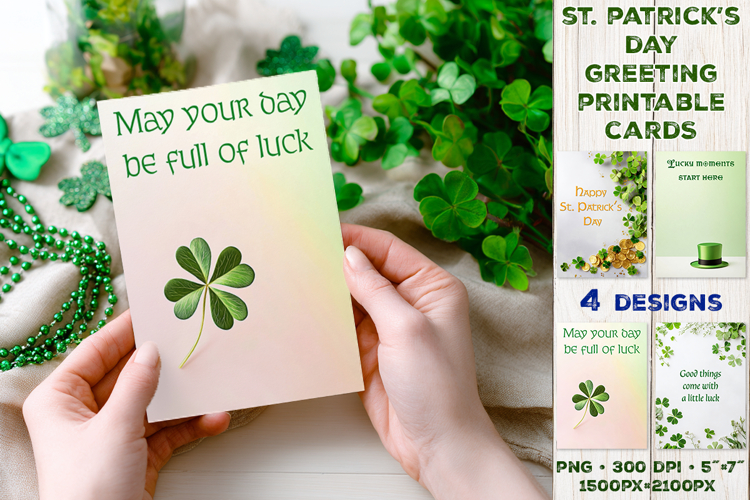 Saint Patrick’s Day Greeting Cards, Irish Celebration Design