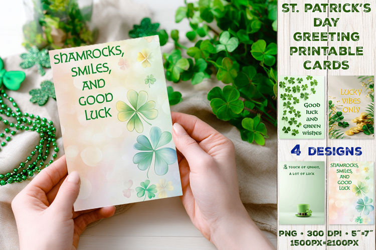 Saint Patrick’s Day Greeting Cards, Irish Celebration Design