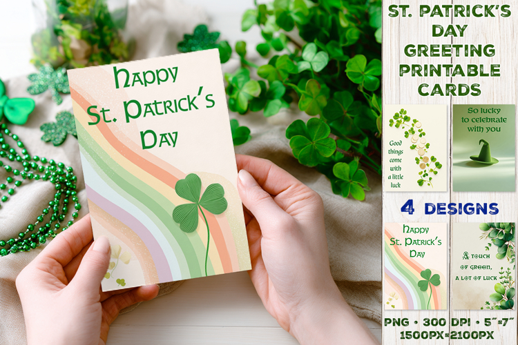 Saint Patrick’s Day Greeting Cards, Irish Celebration Design