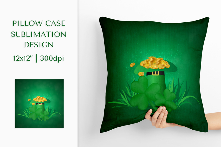 St Patrick’s Day Pillow Case Sublimation Design PNG 008