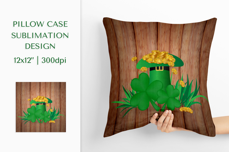 St Patrick’s Day Pillow Case Sublimation Design PNG 012