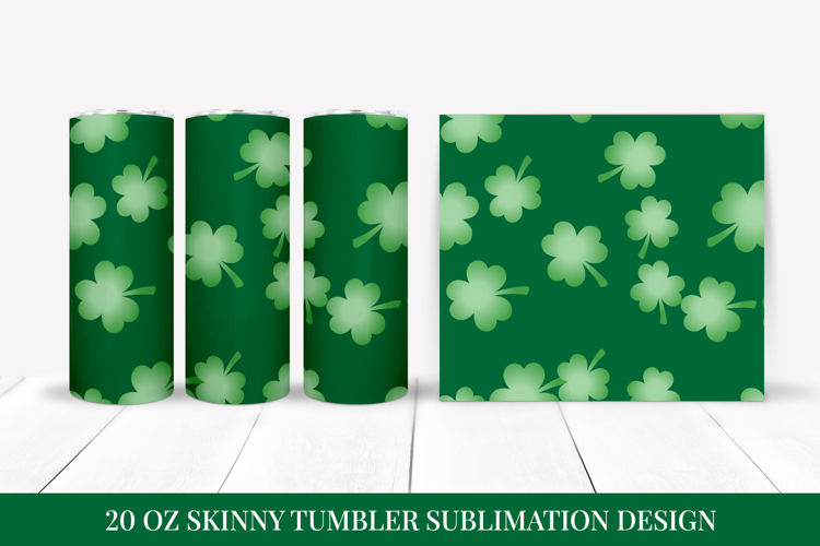 St Patrick’s Day Skinny Tumbler Wrap Sublimation Design 001