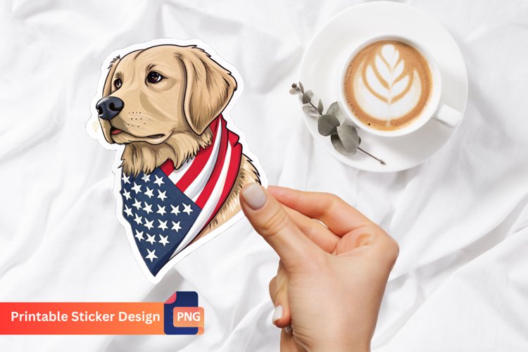American Flag Clipart Image 20