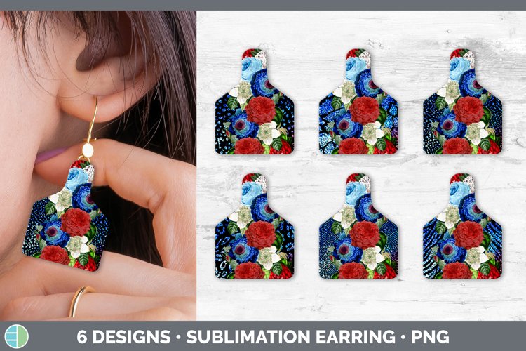 Sublimation Earring Designs Image 13