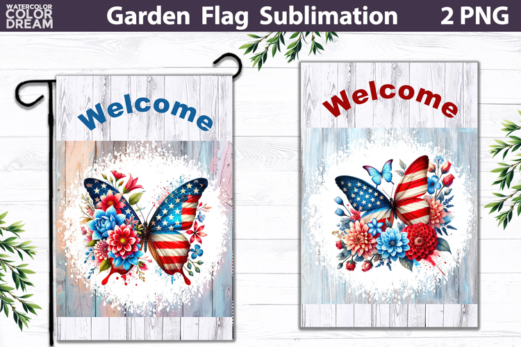 Patriotic Garden Flag | 4th Of July Garden Flag