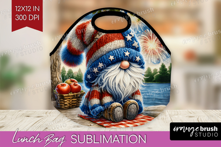 4th Of July Gnome Clipart Image 22