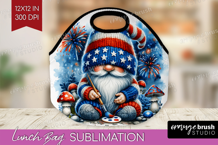 4th Of July Gnome Clipart Image 21