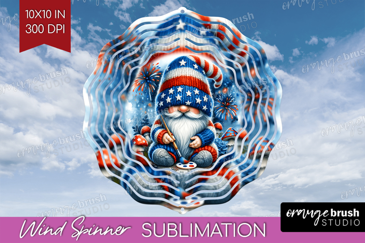4th Of July Gnome Clipart Image 17